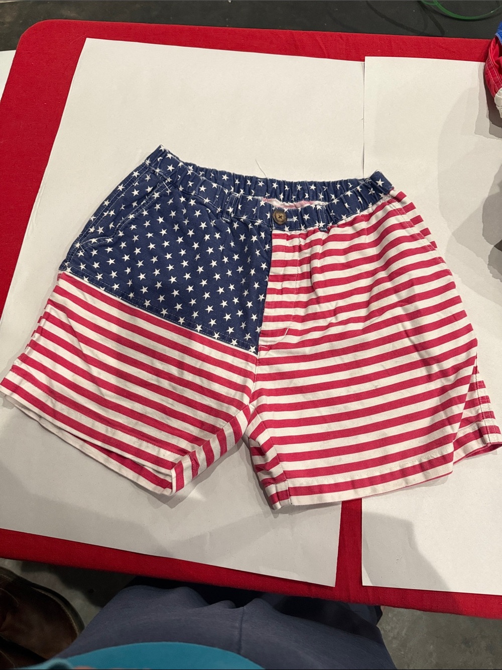 chubbies American Flag Star & Stripe Athletic Shorts - Red, White & Blue